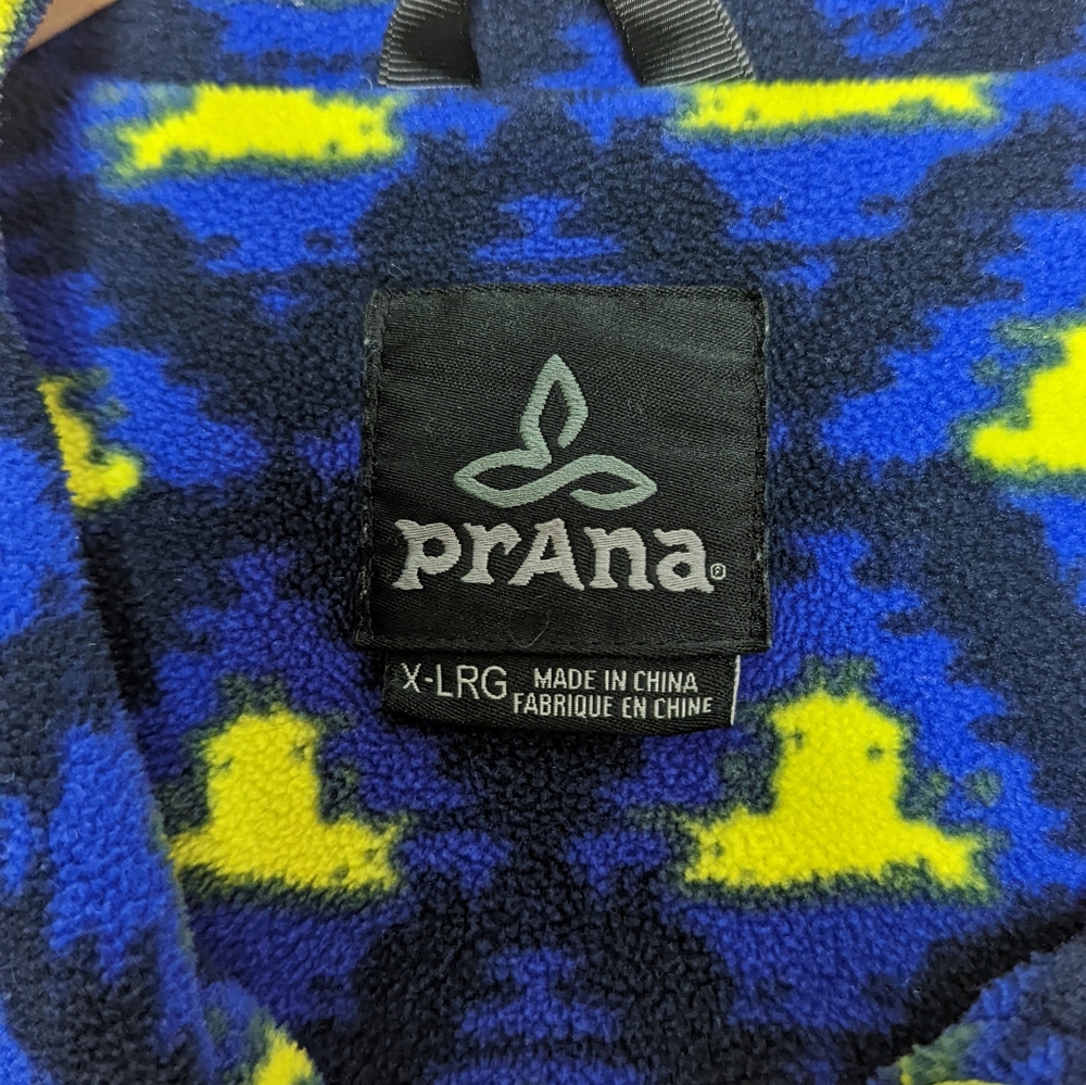 Prana | Arnu Quarter Zip Jacket Fleece Geometric Print - Picture 9 of 9